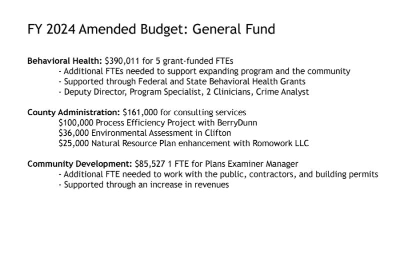 Mesa County Amended Budget presentation 3