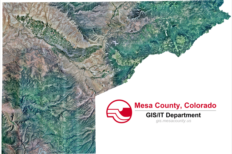Mesa County Aerial Map