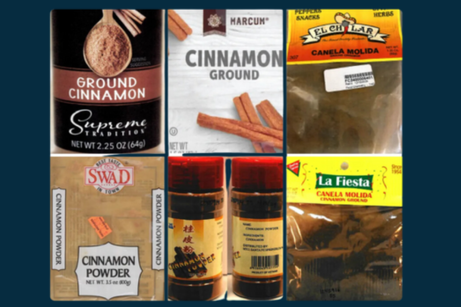 Six packages of ground cinnamon under recall for concerns about lead