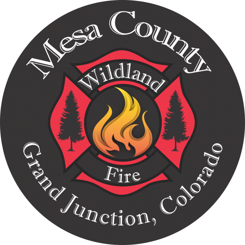 Mesa County Wildland Fire Grand Junction Colorado Logo