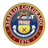 Logo for Colorado Department of Public Health and Environment - State of Colorado, established  in 1876