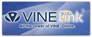Vine Link Logo.  All the power of VINE. Online.
