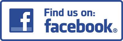 Facebook Logo - with F surrounded by blue box and Join Us On Facebook text