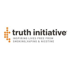 Truth initiative: inspiring lives free from smoking, vaping and nicotine logo