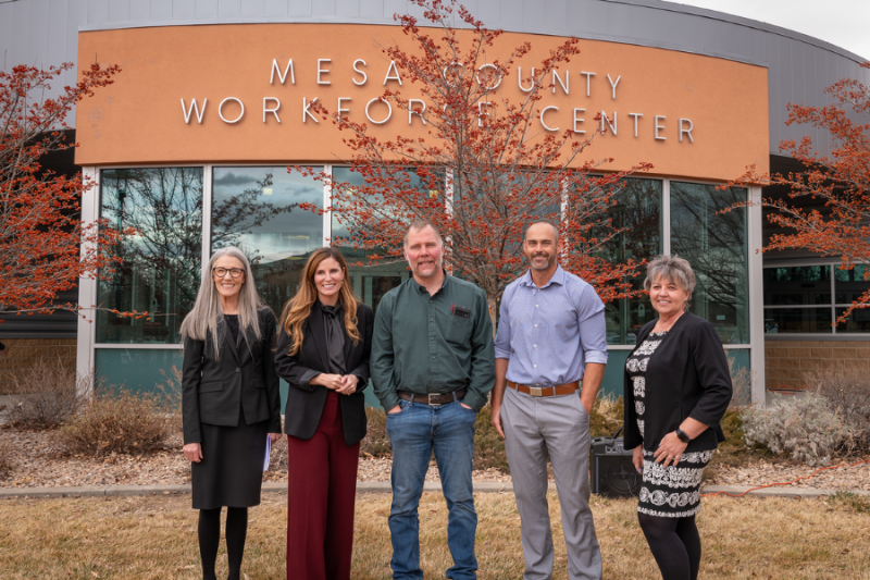 Mesa County Workforce Board Members celebrate the 10-year building anniversary 